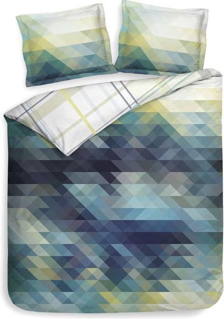 Heckett & Lane Mike Dekbedovertrek - Litsjumeaux - 240x200/220 cm - Azure Blue