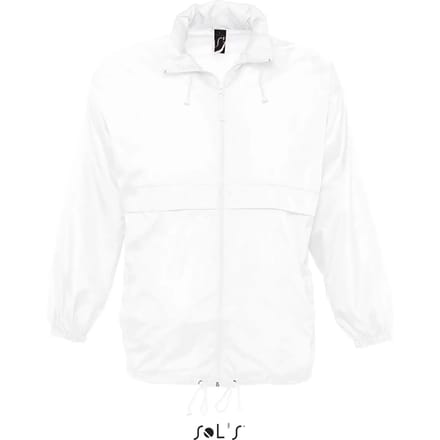 SOL'S Unisex Windbreaker Surf Jacket L889 - White - S