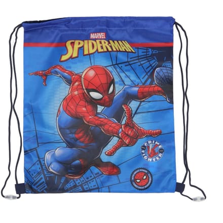 Spiderman Gymtas - Zwemtas - 40 cm - Blauw - Voor Kinderen