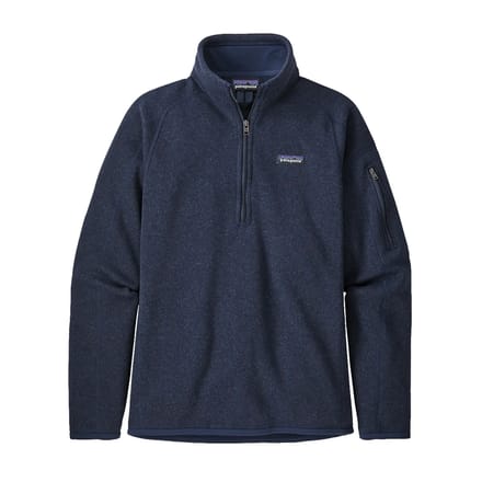 Patagonia Better Sweater 1/4 Half-Zip Fleece Trui blauw