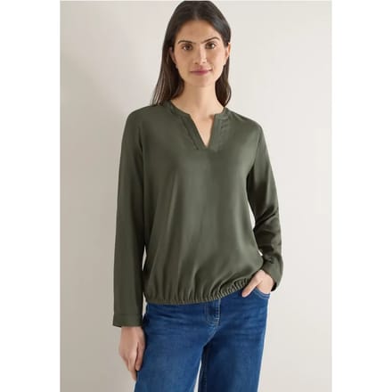 Blouse in effen kleur