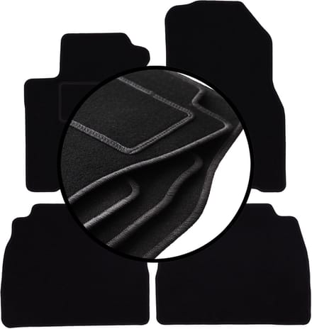 Complete set veloursmatten voor: Mercedes ML W163 SUV (1998-2005)