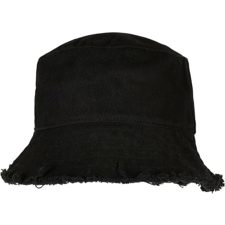 Urban Classics - Open Edge Bucket hat / Vissershoed - Zwart