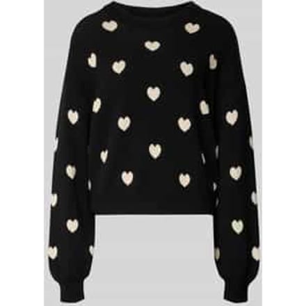 Gebreide pullover met pofmouwen, model 'CHARLOTT'