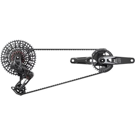 Volledige fietsgroep Sram X0 T-type AXS Q174 CL55 Dub Wide 2-Guards 32 170 10/52