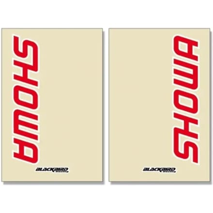 Motorcycle Fork Decor Stickers Blackbird Racing Showa