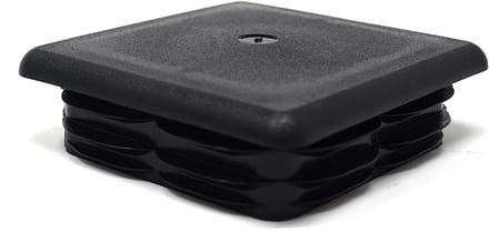 4x Vierkante Buisstoppen voor 70x70mm Buis met Lamellen
