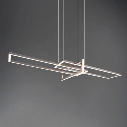 Trio Lighting LED hanglamp Salinas, 3.000 K, nikkel mat