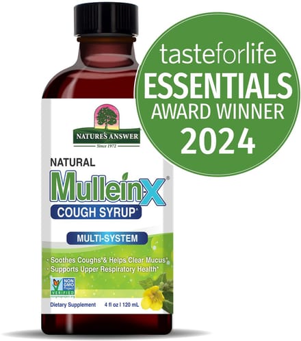 Mullein-X™ Multi System Kruidensiroop – Met Koningskaars & Honing (120ml)