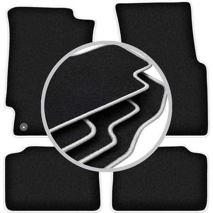 CARLUX-SILVER automatten voor: Honda Civic V hatchback (1991-1996)