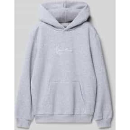Relaxed fit hoodie met logostitching