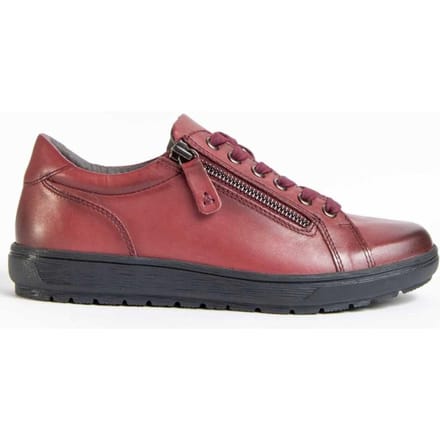 Zapato Casual De Piel Para Mujer.  Purapiel  Ailina  99457 41 bordeaux