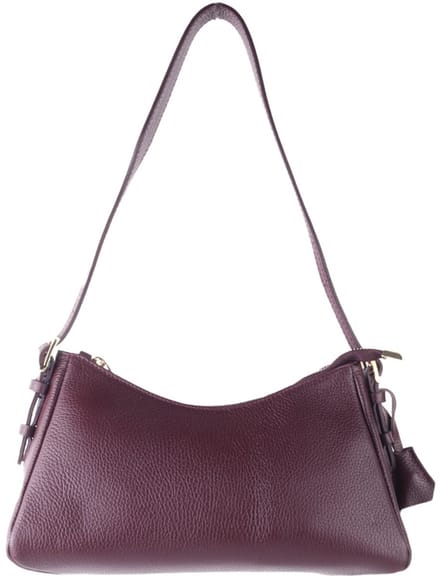 Giuliano lederen schoudertas Carmen - Made in Italy - Bordeaux