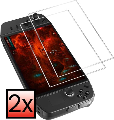 Screenprotector Geschikt voor Lenovo Legion Go Bescherm Glas Screen Protector - 2 PACK