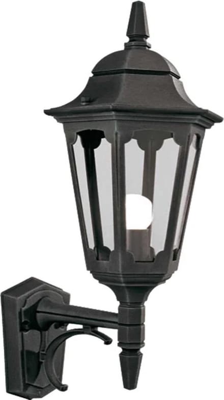 Elstead Lighting LED Wand Buitenlamp Parish | 1X E27 Max 60W | IP44 | Dimbaar | Black