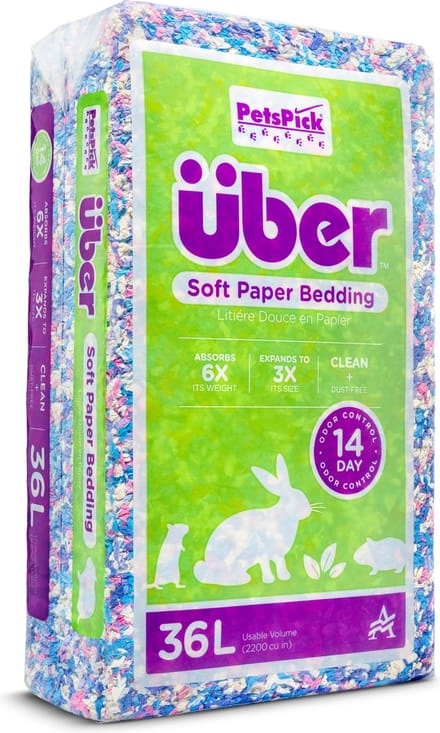 Über Bodembedekking - Versnipperd Papier, Zachte en Kleurrijke Bedding - 36 liter
