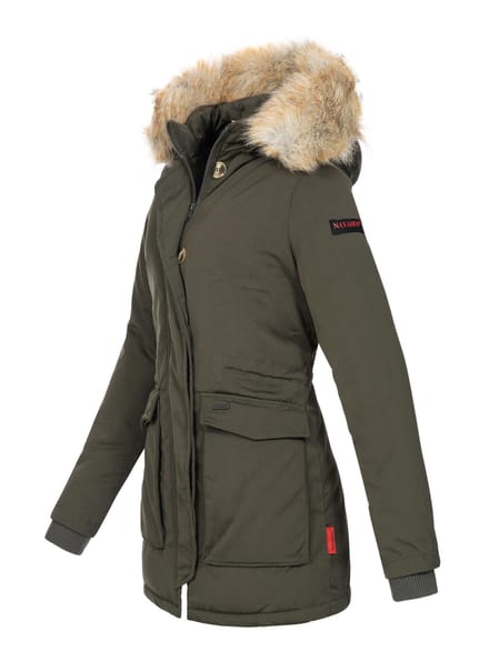 Navahoo Dames Winterjas Schneeengel – Warm, Waterafstotend & Met Afneembare Bontkraag