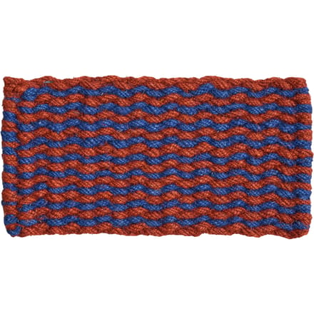 HAY Coco deurmat - brown and navy