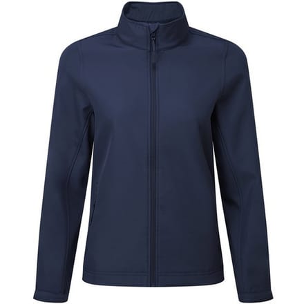 Premier Dames/Dames Windchecker Gerecycled Printable Soft Shell Jacket (Marine)