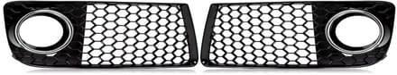 Voorbumper Mistlicht Grille Covers - Voor Audi TT MK2 8J (2010-2014) - Honingraat Mesh