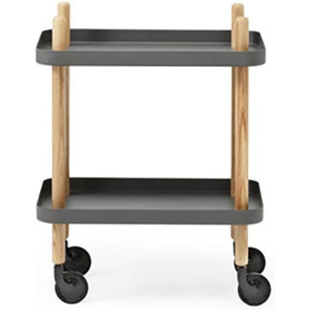Normann Copenhagen - Block Table serveerwagen - donkergrijs - 4 - 6 Wochen