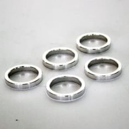 Zak a 5 balhoofdvulring 1.1/8 zilver 5mm