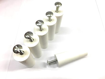Aanslagstoppers Rolluiken - Buffer Set - Onderhoud Ramen - Inclusief Schroef - 60 mm - Wit