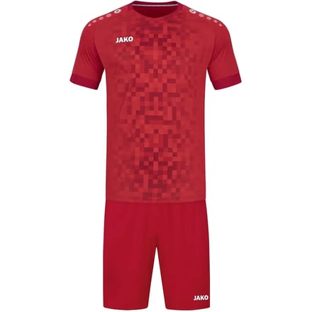 Jako Pixel Shirt Korte Mouw Heren - Sportrood | Maat: M
