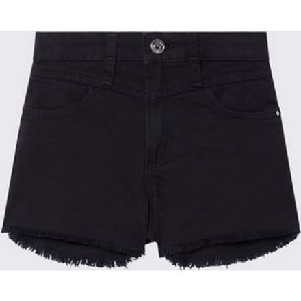 korte broek in boor kind zwart