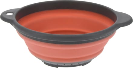 Excellent Houseware opvouwbaar vergiet - oranje/grijs - tpe - 23 cm