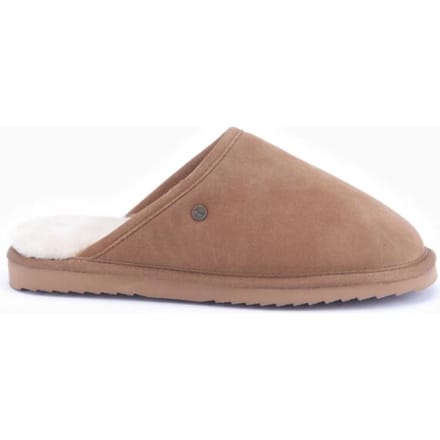 Warmbat Classic Unisex Suede Unisex Sloffen - Cognac