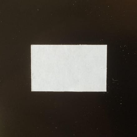 Etiket 26x16mm rechthoek wit permanent - per doos van 36 rollen à 1000 etiketten