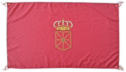 Grote Vlag van Navarra 150x90 cm - Duurzaam en Weerbestendig
