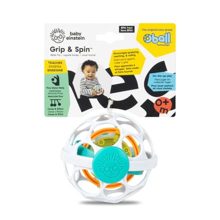 Oball baby rammelaar grip & spin - Oball - vanaf 0 maanden