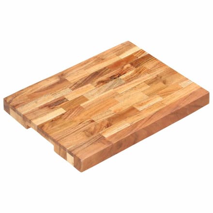 vidaXL - Hakblok - 40x30x4 - cm - massief - acaciahout