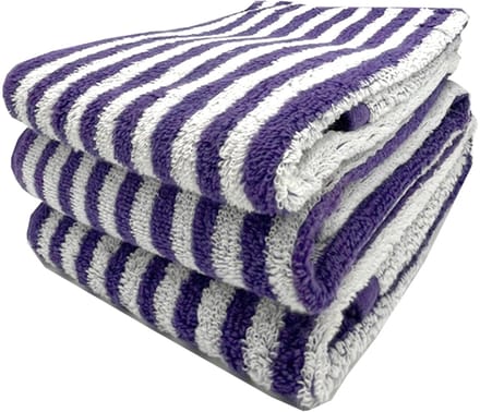 Biarritz handdoek 50x70 cm vanity/white - set van 3