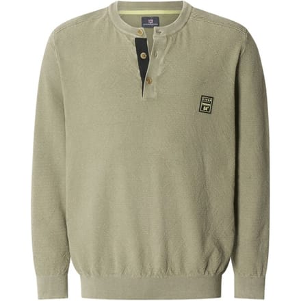 Jan Vanderstorm herren Trui - 60/62 - olijf - Plus Size