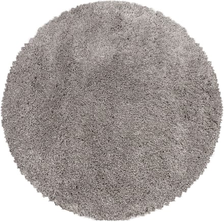 Extra hoogpolig shaggy vloerkleed Fluffy - rond - beige - 120x120 cm