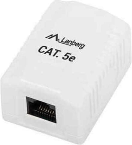Category 5 UTP RJ45 Connector Lanberg OU5-0001-W White