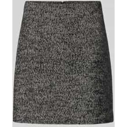 straight fit minirok met wol