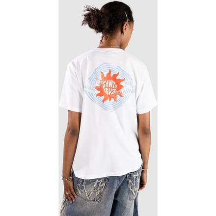 Santa Cruz Sun Daze T-Shirt wit