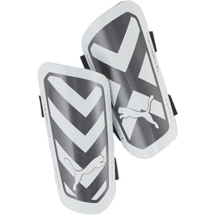 Puma Ultra Light Strap Scheenbeschermer - Zwart / Wit | Maat: XL