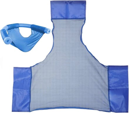 Zwembad Stoel - Drijvende Lounge - Water Ontspanning - Ergonomisch Ontwerp - 50x43cm - Blauw