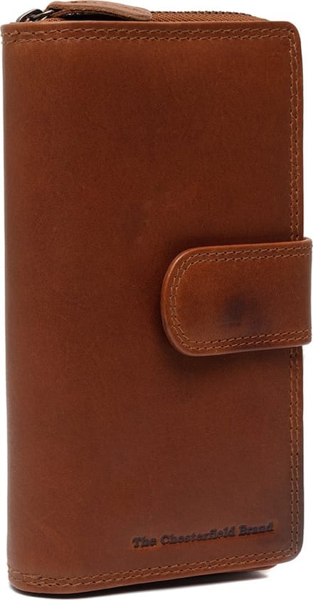 The Chesterfield Brand Portemonnee Charlotte Wallet Cognac Bruine