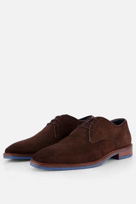 Vertice veterschoenen donker bruin Suède - Maat 45