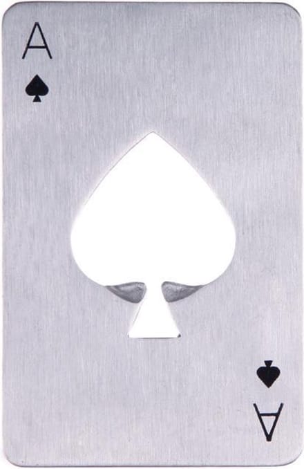 Flesopener 'Speelkaart'