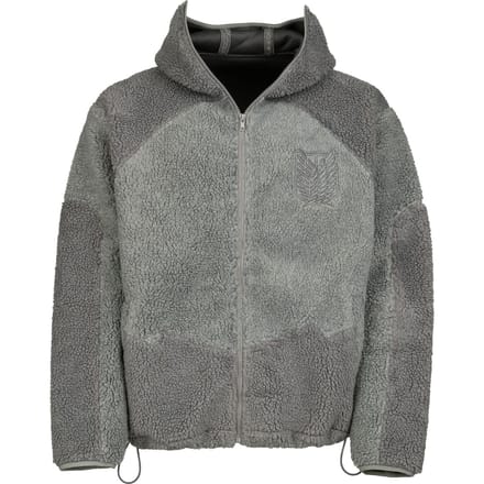 Attack On Titan - Anime Tussenseizoensjas - Wall Titan - S tot 3XL - voor Mannen - grijs