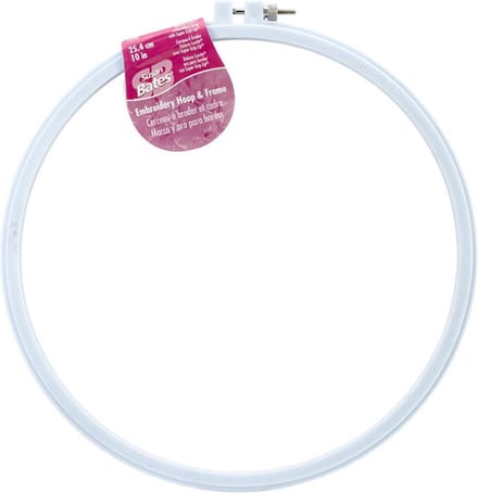 Susan Bates - Plastic borduurring 25,4 cm - licht blauw - 14399