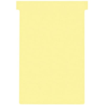 Nobo T-planbordkaarten index 4, ft 180 x 124 mm, geel