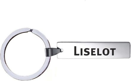 Sleutelhanger Met Naam - Liselot - RVS